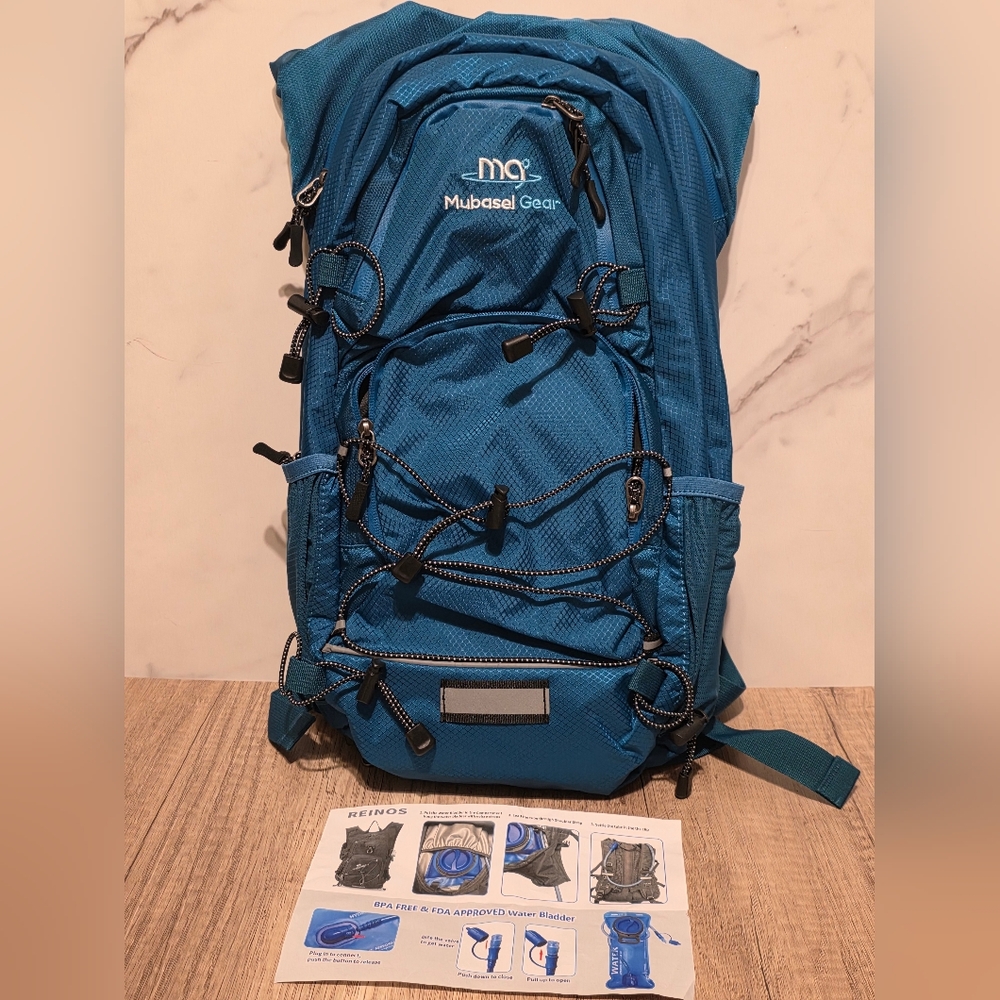 Mubasel Gear Hydration Backpack New